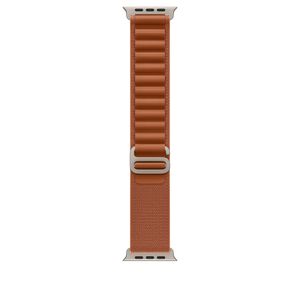 Apple Curea pentru Apple Watch 49mm Terracotta Alpine Loop Medium Natural Titanium Finish