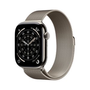 Apple Watch S11 Smartwatch GPS + Cellular Carcasa Natural Titanium 46mm Natural Milanese Loop M/L