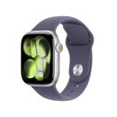 Apple Watch 11 Smartwatch GPS Carcasa Silver Aluminium 42mm Purple Fog Sport Band M/L