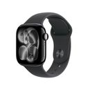 Apple Watch 11 Smartwatch GPS Carcasa Jet Black Aluminium 46mm Black Sport Band M/L