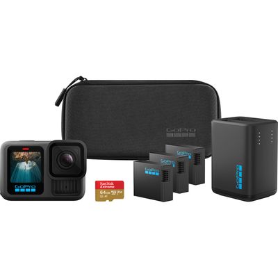GoPRO Hero13 Black Camera de Actiune Bundle Extended Power 64Gb
