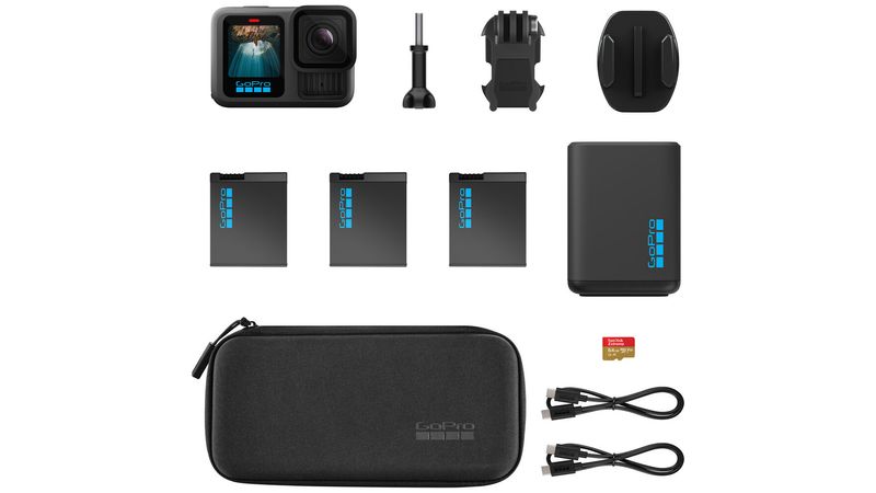 GoPRO Hero13 Black Camera de Actiune Bundle Extended Power 64Gb