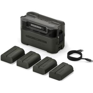Tilta Statie de Incarcare Portabila pentru Panasonic cu 4 Acumulatori DMW-BLK22 Verde