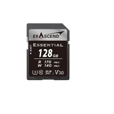 Exascend Essential Card de Memorie SDXC 128GB UHS-I V30