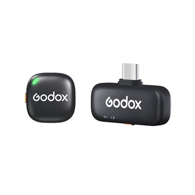 Godox C01 Sistem Wireless Microfon 2.4Ghz 1 TX + 1 RX Negru