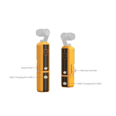 SmallRig 5114 Kit Huse Silicon pentru DJI Osmo Pocket 3 Basic Editia BumbleBee