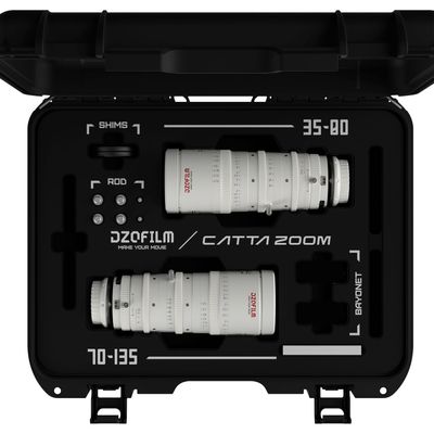 DZOFILM Catta Trusa Obiective Cine Zoom 35-80 si 70-135 T2.9 Montura Sony E Alb