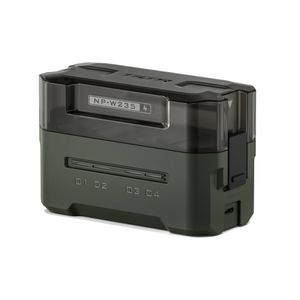 Tilta Statie de Incarcare Portabila pentru Bateriile NPW235 cu 4 Canale Verde