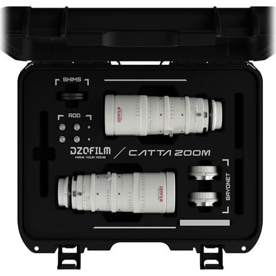 DZOFILM Catta Trusa Obiective Cine Zoom 18-35 si 70-135 T2.9 Alb