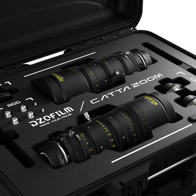 DZOFILM Catta Trusa Obiective Cine Zoom 18-35 si 70-135 T2.9 Negru