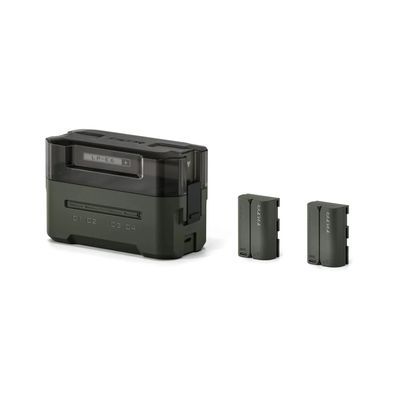 Tilta TBC-E6P-AGN Kit Statie de Incarcare Portabila pentru Bateriile LP-E6P cu 2 Baterii