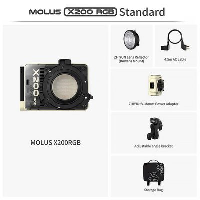 Zhyiun Molus LED X200 RGB Cob Lampa LED 200W