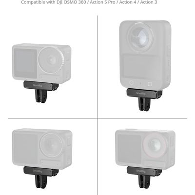 SmallRig 5813 Adaptor Montare cu Eliberare Rapida pentru DJI Osmo 360  Action 5 Pro  4  3