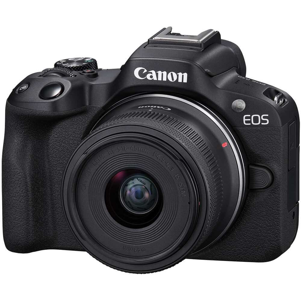 Canon EOS R50 Aparat Foto Mirrorless Kit cu Obiective 18-45mm si