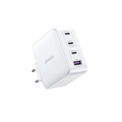 Ugreen Nexode Air Incarcator Retea 100W GaN Fast Charging 3x USB-C 1x USB-A Alb