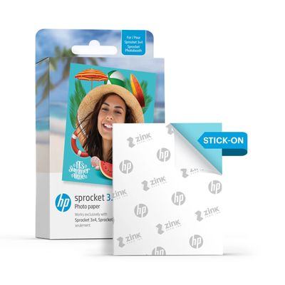 HP Hartie Foto Zink pentru Imprimanta Sprocket 9 x11 cm