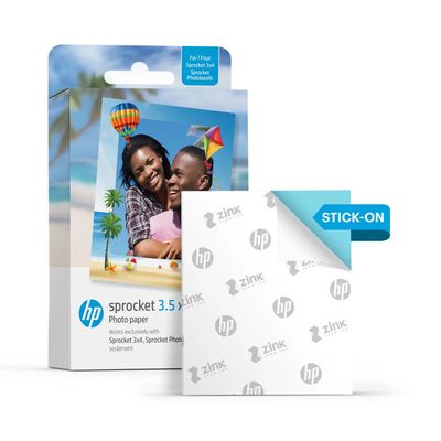 HP Hartie Foto Zink pentru Imprimanta Sprocket 9x11 cm 50 Coli