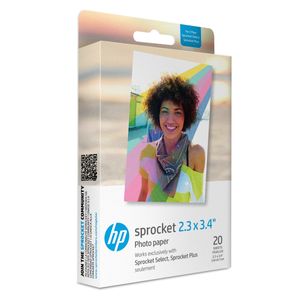 HP Hartie Foto Zink pentru Imprimanta Sprocket Select 6x89cm 20 Coli