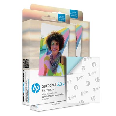 HP Hartie Foto Zink pentru Imprimanta Sprocket Select 6x89cm 20 Coli