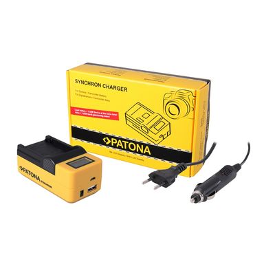 Patona Incarcator USB cu LCD pentru Panasonic BPDC9 BP-DC9