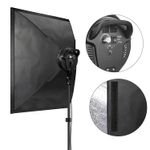 FancierLEDSLH4AKit2LampiLEDBicolore2700K5500K2Softboxuri2Stative