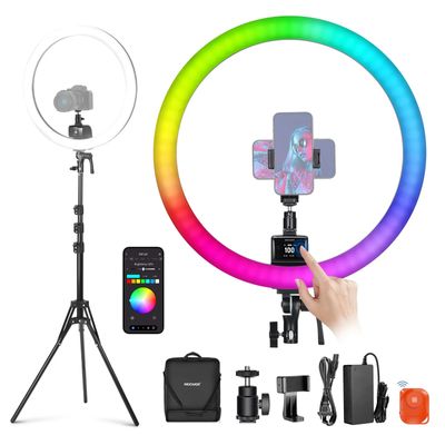 Neewer SRP18C Lampa LED RGB Circulara 55W