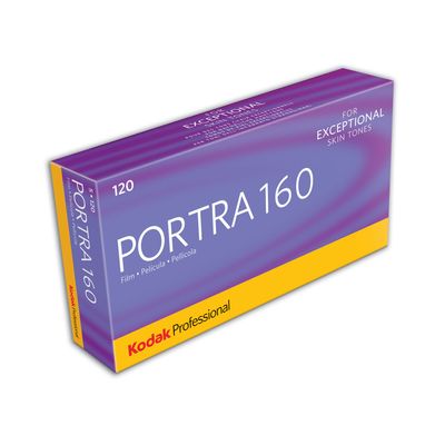 Kodak PORTRA 160 120 Film Foto Color Set 5 Bucati