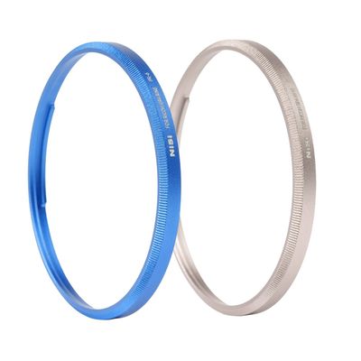 Nisi Set Inel Obiectiv Royal Blue si Titanium Gray pentru Ricoh GR IV