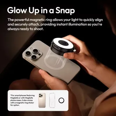 Ulanzi LM23 Lampa LED Telefon Alb