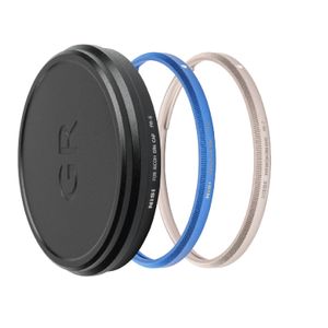 Nisi Set Capac si Inel Obiectiv Royal Blue si Titanium Gray pentru Ricoh GR IV
