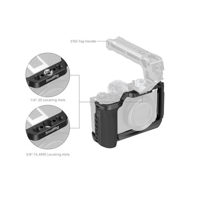 SmallRig 5807 Cage pentru Canon PowerShot V1 Negru