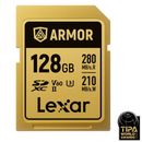 Lexar ARMOR Gold Card de Memorie SDXC UHS-II 128GB Otel Inoxidabil