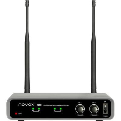 Novox FREE H2 Sistem Wireless Dual cu Baza Fixa si 2x Microfon Handheld