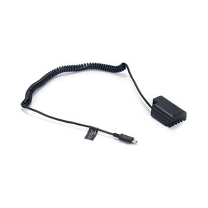 Tilta Cablu de Alimentare cu Baterie Dummy Panasonic DMW-BLF19 si Conector USB-C