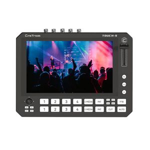 CineTreak Touch-S Switcher Video 4 Input SDI HDMI Display Tactil