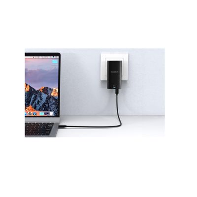 Choetech PD6011 Incarcator Retea Slim 67W 3.35A 1 x USB-A - 1 x USB-C Negru
