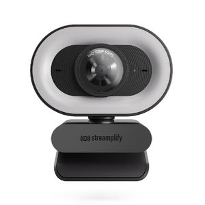 Streamplify CAM Plus Camera Web FOV 80 cu Ring Light Grade Negru