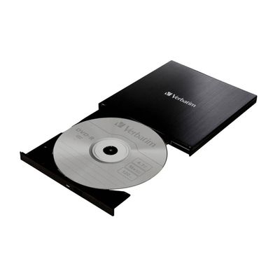 Verbatim Slimline DVD-RW Extern USB 3.2 Gen 1/ USB-C Negru