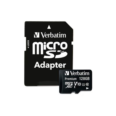 Verbatim Card de Memorie MicroSDXC 128GB cu Adaptor