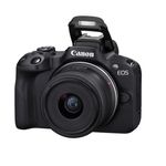 CanonEOSR50AparatFotoMirrorlessKitcuObiectivRFS1845mmF4563ISSTMNegru