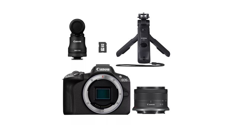 Canon EOS R50 Aparat Foto Mirrorless Kit Creator cu Obiectiv RF-S