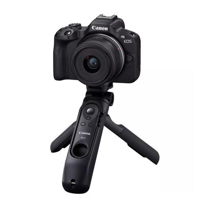 Canon EOS R50 Aparat Foto Mirrorless Kit Creator cu Obiectiv RF-S 18-45mm F4.5-6.3 IS STM Negru