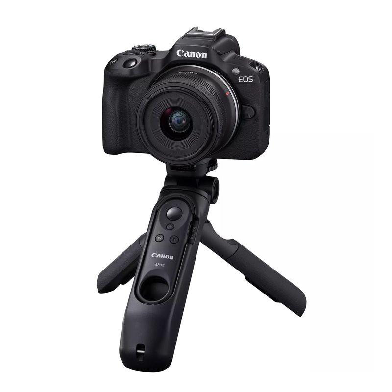 CanonEOSR50AparatFotoMirrorlessKitCreatorcuObiectivRFS1845mmF4563ISSTMNegru