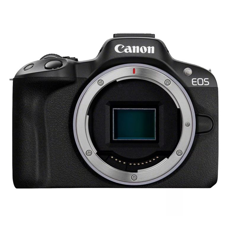 CanonEOSR50AparatFotoMirrorlessKitCreatorcuObiectivRFS1845mmF4563ISSTMNegru