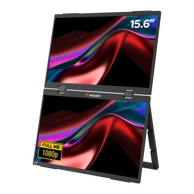 Verbatim Esentials Monitor Portabil Dual 15.6'' Full HD 1920x1080 IPS