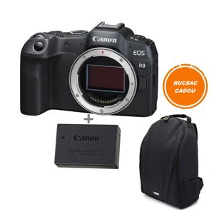 Canon EOS R8 Aparat Foto Mirrorless Kit cu Acumulator LP-E17