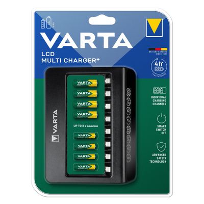Resigilat: Varta LCD Multi Charger+ 57681 Incarcator 8 Canale AA (R6) / AAA (R3) - RS125064985-2