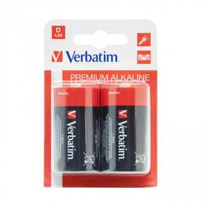 Verbatim 49923 2 x Baterii Alkaline D