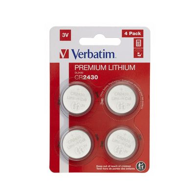 Verbatim 49534 4 x Baterii Lithium CR2430 3V