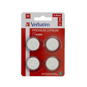 Verbatim 49535 4 x Baterii Lithium CR2450 3V
